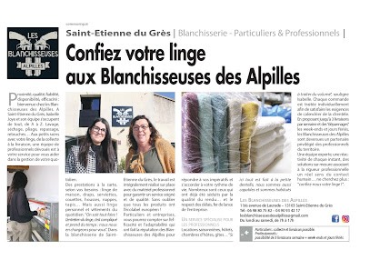 Les blanchisseuses des Alpilles, Blanchisserie à Saint-Étienne-du-Grès