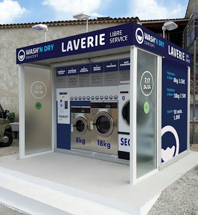 WASH'N DRY - Concept de laverie libre-service, Laverie Automatique à Saint-Germain-Laprade
